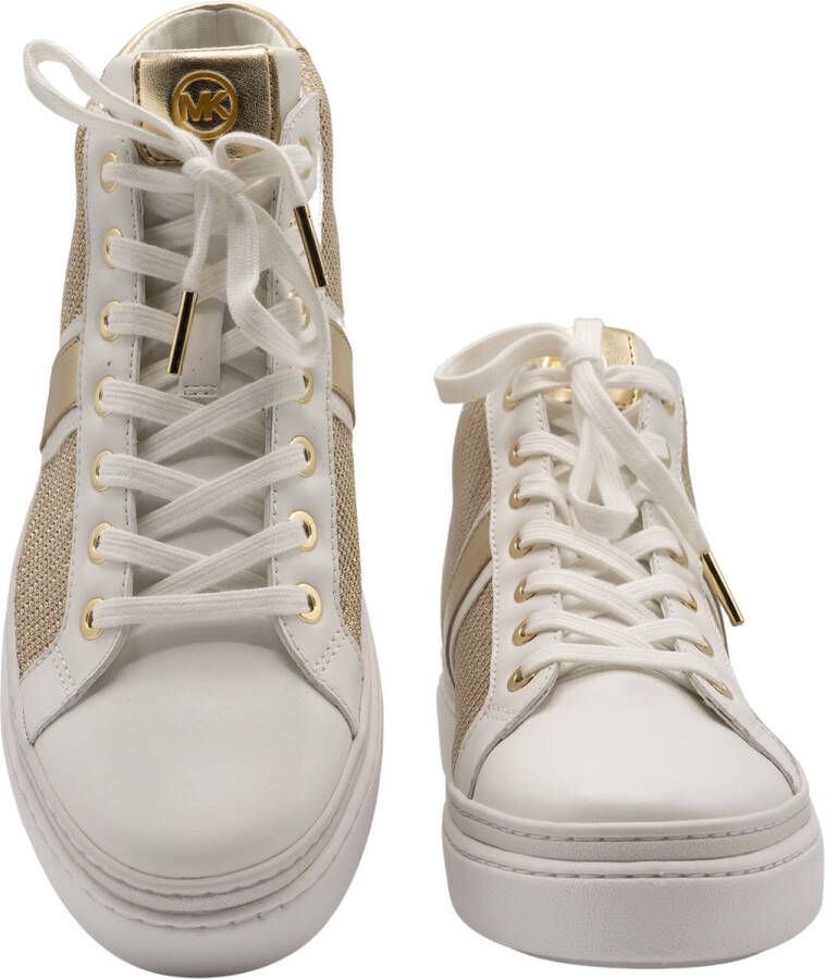 Michael Kors Chapman Dames Sneakers White Gold