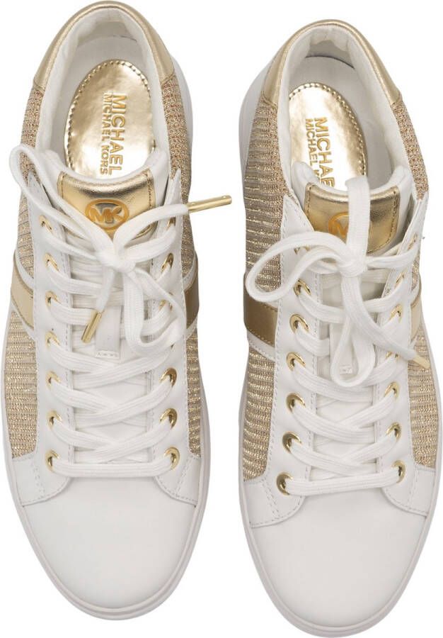 Michael Kors Chapman Dames Sneakers White Gold