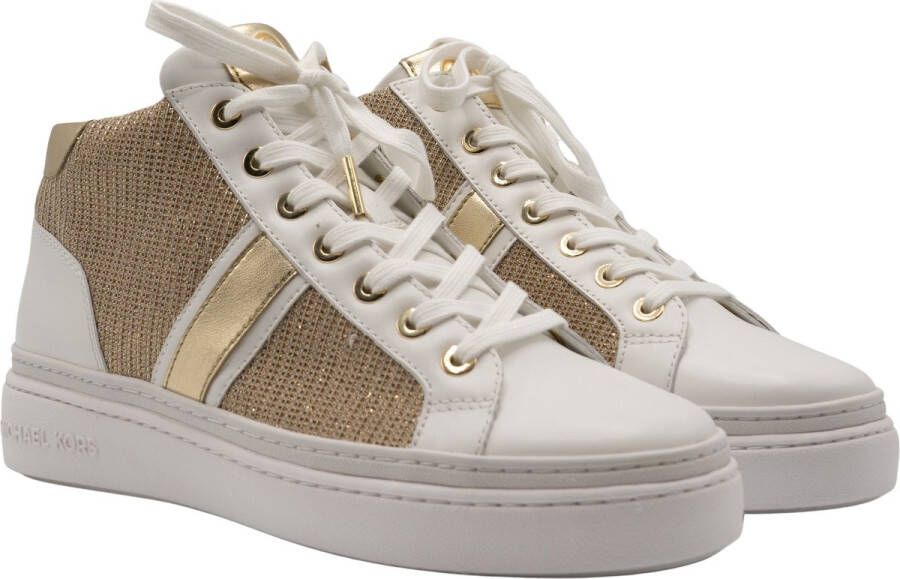 Michael Kors Chapman Dames Sneakers White Gold