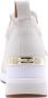 Michael Kors Willis Wedge trainer pale gold Sneakers Dames sneaker - Michaelkors sneaker Sneaker goud Instap sneaker - Thumbnail 9