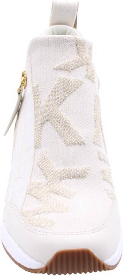 Michael Kors Dames Instappers & Ballerina's Willis Wedge Trainer Gold Goud