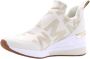 Michael Kors Willis Wedge trainer pale gold Sneakers Dames sneaker - Michaelkors sneaker Sneaker goud Instap sneaker - Thumbnail 3