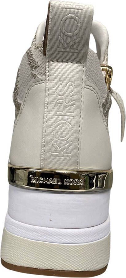Michael Kors Dames Instappers & Ballerina's Willis Wedge Trainer Gold Goud