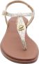 Michael Kors Dames Sandalen Mallory Thong Pale Gold Goud - Thumbnail 4