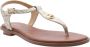 Michael Kors Dames Sandalen Mallory Thong Pale Gold Goud - Thumbnail 3