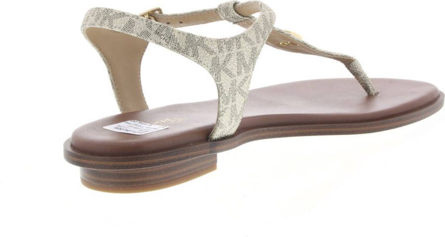 Michael Kors Dames Sandalen Mallory Thong Pale Gold Goud