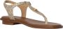 Michael Kors Dames Sandalen Mallory Thong Pale Gold Goud - Thumbnail 7