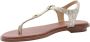 Michael Kors Dames Sandalen Mallory Thong Pale Gold Goud - Thumbnail 10