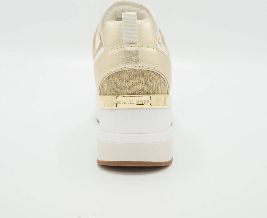 Michael Kors Dames Sneakers Georgie Trainer Pale Gold Goud