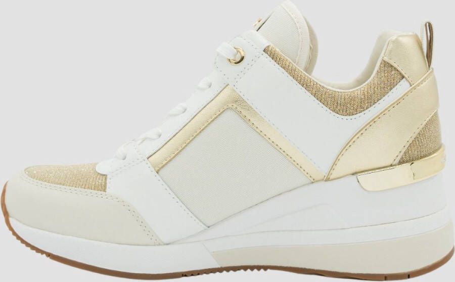 Michael Kors Dames Sneakers Georgie Trainer Pale Gold Goud