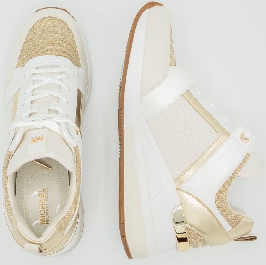 Michael Kors Dames Sneakers Georgie Trainer Pale Gold Goud