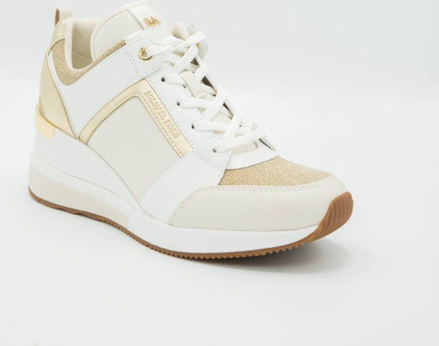 Michael Kors Dames Sneakers Georgie Trainer Pale Gold Goud