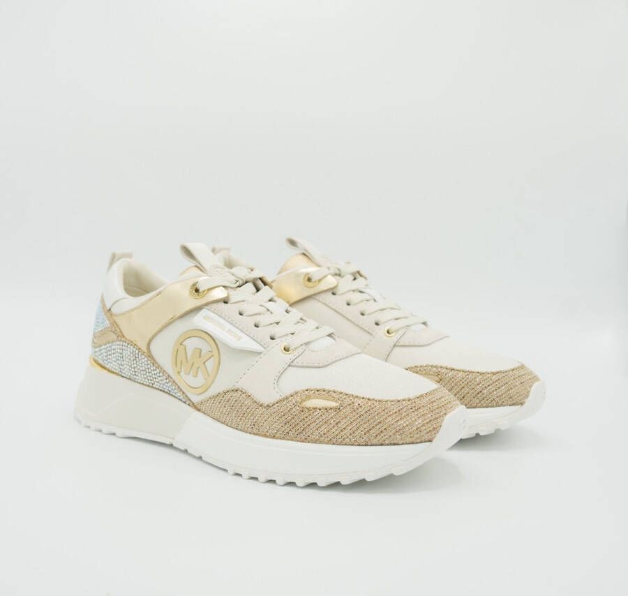 Michael Kors Dames Sneakers Theo Trainer Pale Gold Goud