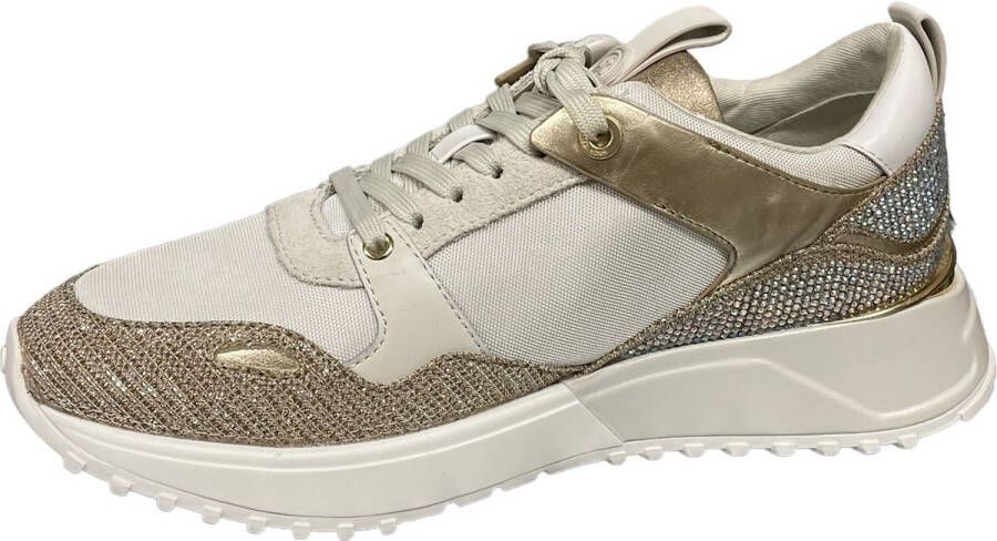 Michael Kors Dames Sneakers Theo Trainer Pale Gold Goud