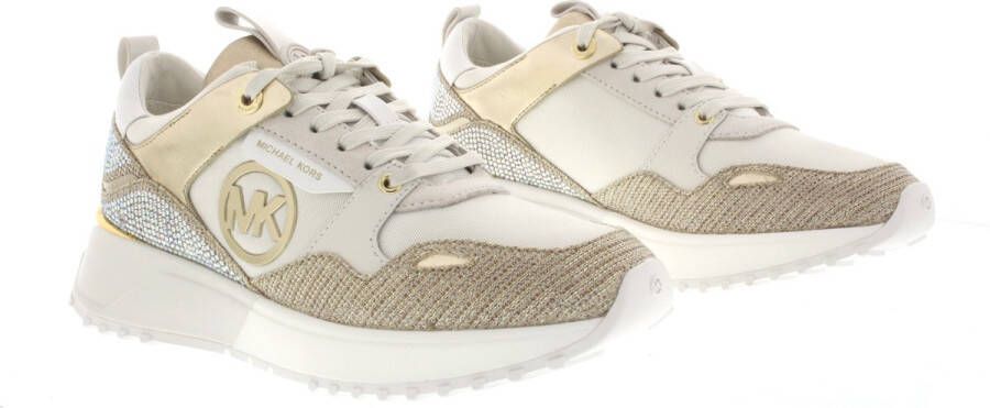 Michael Kors Dames Sneakers Theo Trainer Pale Gold Goud
