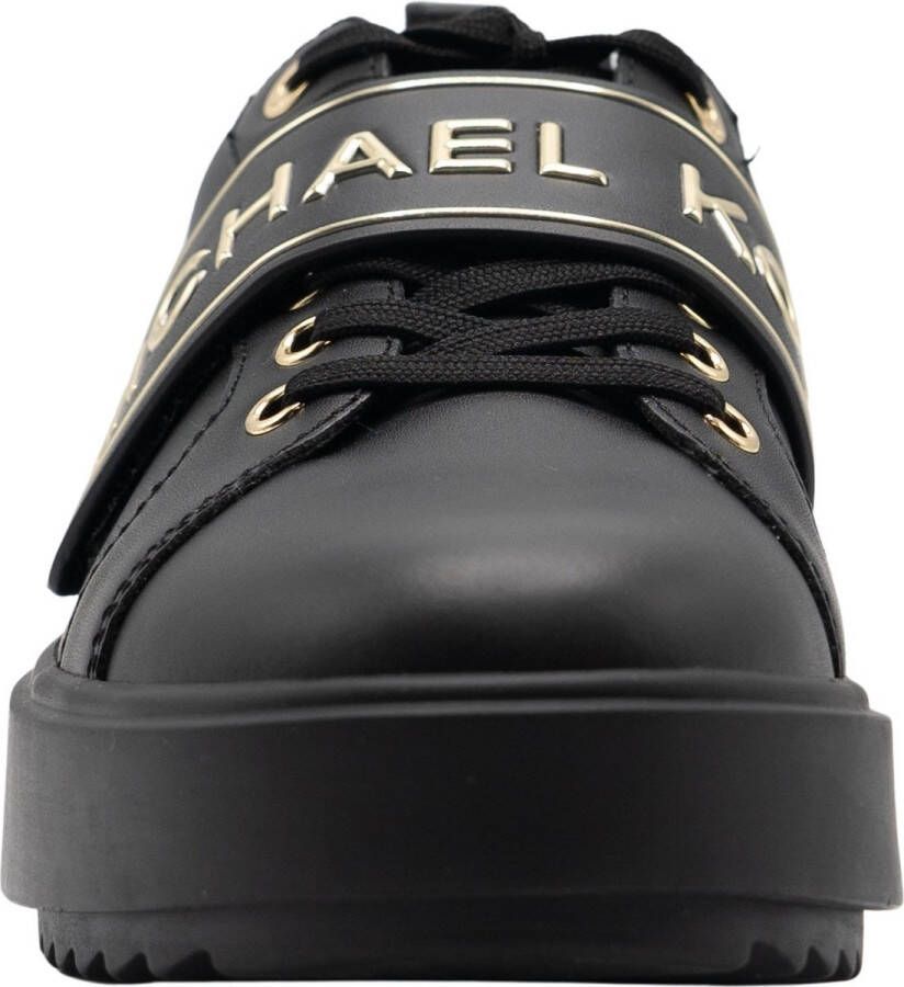 Michael Kors Emmett Strap Lace Up Dames Sneakers Zwart