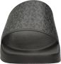 Michael Kors Slides met logo patroon Black Heren - Thumbnail 10