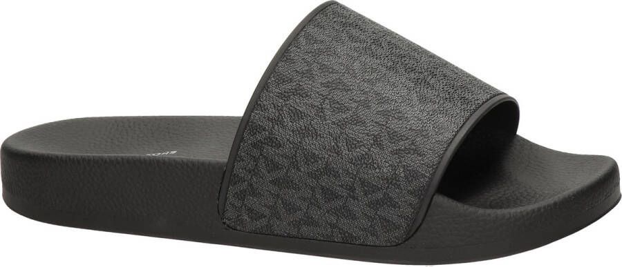 Michael Kors Jake Slide Heren Slipper Zwart