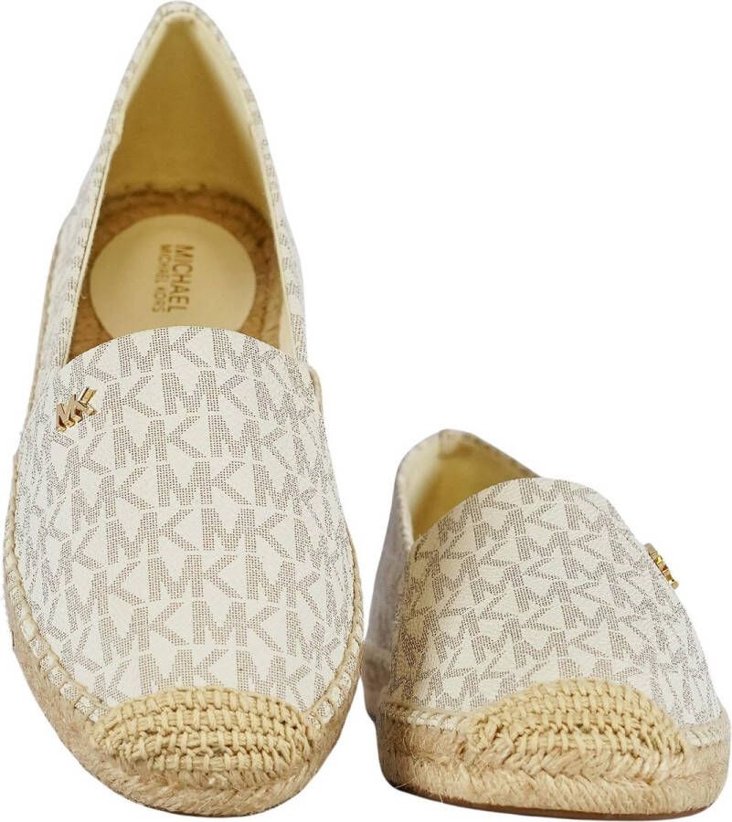 Michael Kors Kendrick Slip On Dames Espadrilles Vanilla