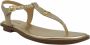MICHAEL KORS Sandalen Dames Mallory Thong Maat: 40 Materiaal: Leer Kleur: Goud - Thumbnail 15