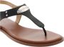 Michael Kors MK Plate Thong Dames Sandalen Zwart - Thumbnail 4