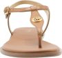 Michael Kors Plate Thong Dames Sandalen Bruin - Thumbnail 5