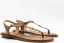 Michael Kors Plate Thong Dames Sandalen Bruin - Thumbnail 10