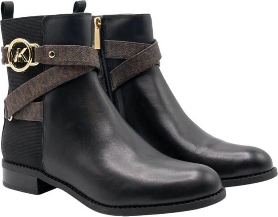 Michael Kors Rory Flat Bootie Dames Laars Zwart