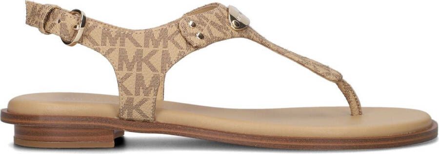 Michael Kors Stijlvolle Platte Sandalen voor Vrouwen Beige Dames - Foto 2