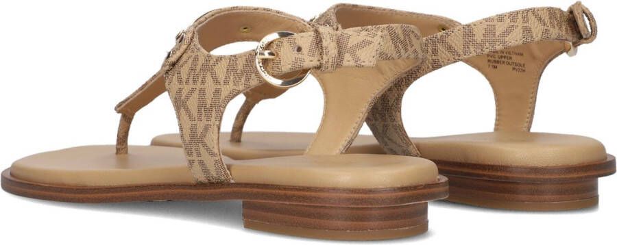 Michael Kors Stijlvolle Platte Sandalen voor Vrouwen Beige Dames - Foto 3