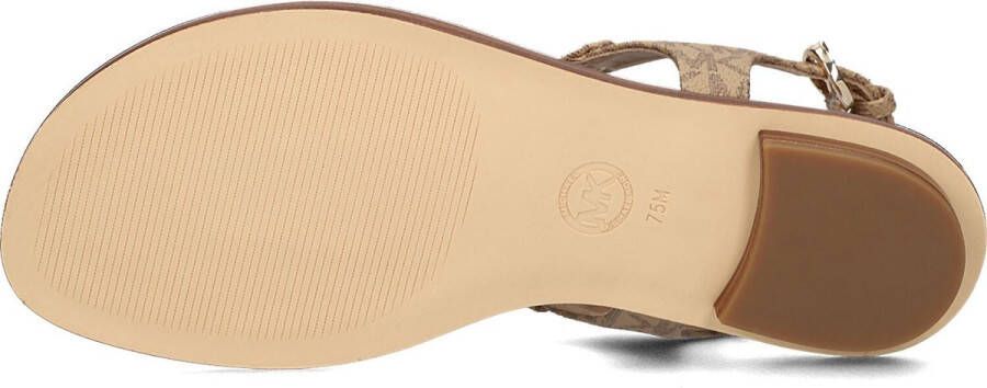 Michael Kors Stijlvolle Platte Sandalen voor Vrouwen Beige Dames - Foto 4