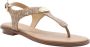 Michael Kors Stijlvolle Platte Sandalen voor Vrouwen Beige Dames - Thumbnail 8