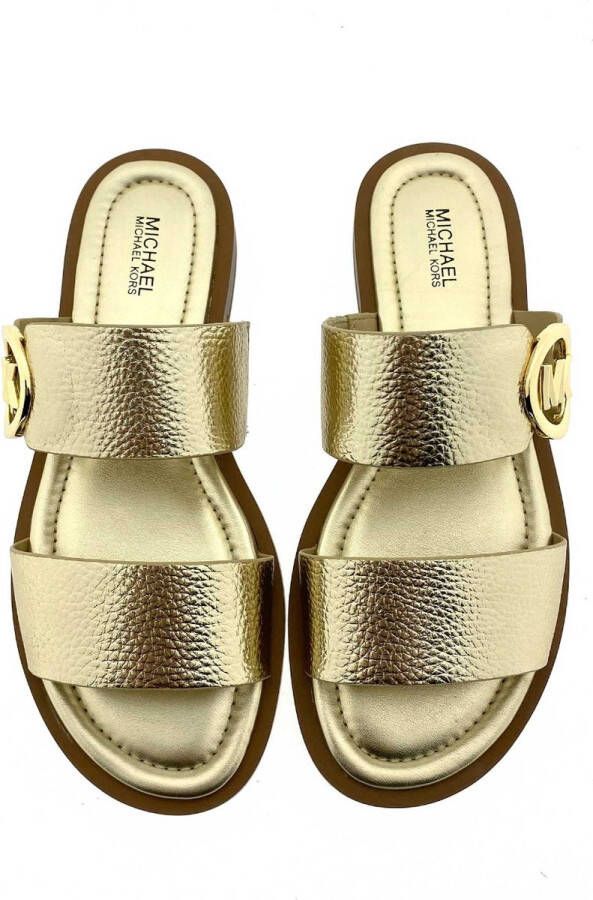 Michael Kors Summer Sandal Dames Slippers Goud
