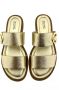 Michael Kors Summer Sandal Dames Slippers 38 Goud - Thumbnail 5