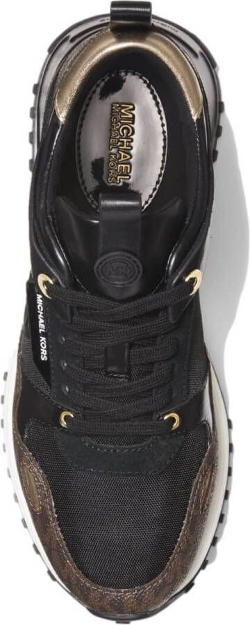 Michael Kors Theo Classic Logo Print Low top Sneakers Zwart Dames - Foto 12