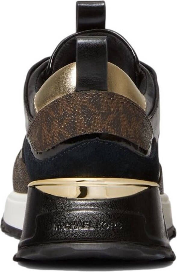 Michael Kors Theo Classic Logo Print Low top Sneakers Zwart Dames - Foto 13