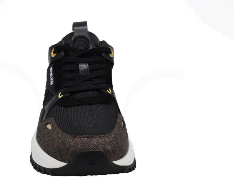 Michael Kors Theo Classic Logo Print Low top Sneakers Zwart Dames - Foto 8