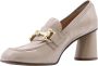 Mimmu Elegante Boer pumps voor vrouwen Beige Dames - Thumbnail 3