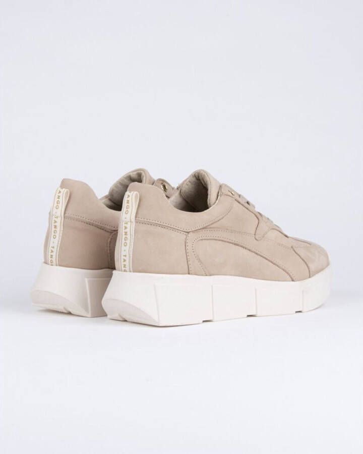 Miss Behave Tango Dames Norah 2-d Soft Nubuck Sneaker Beige