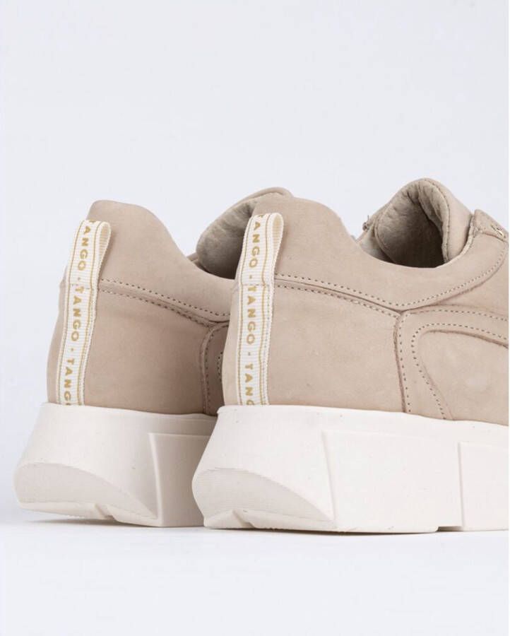 Miss Behave Tango Dames Norah 2-d Soft Nubuck Sneaker Beige