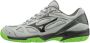 Mizuno Cyclone Speed 2 Sportschoenen Unisex grijs donkergrijs lime groen - Thumbnail 2