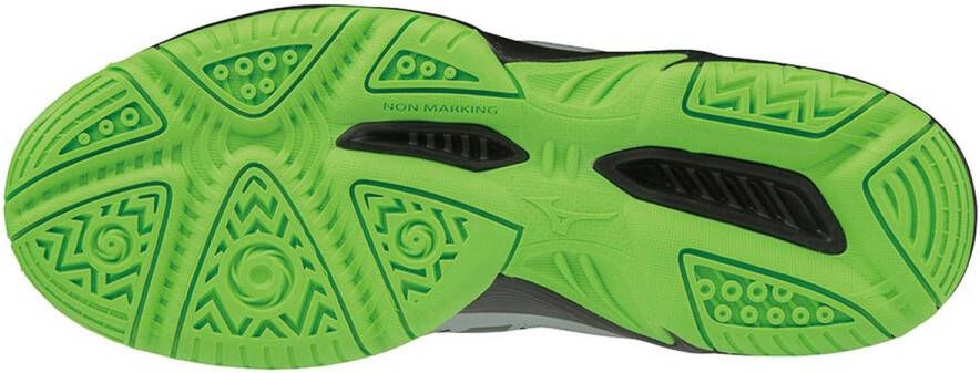 Mizuno Cyclone Speed 2 Sportschoenen Unisex grijs donkergrijs lime groen