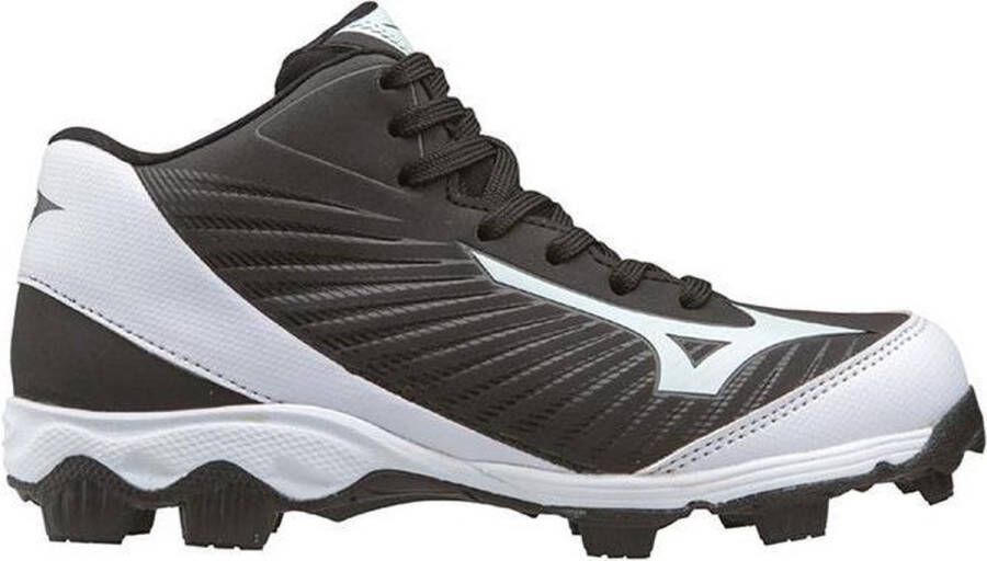 Mizuno Franchise 9 Mid Sportschoenen Korfbal Gras zwart wit