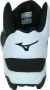 Mizuno Franchise 9 Mid Sportschoenen Korfbal Gras zwart wit - Thumbnail 10