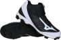 Mizuno Franchise 9 Mid Sportschoenen Korfbal Gras zwart wit - Thumbnail 2