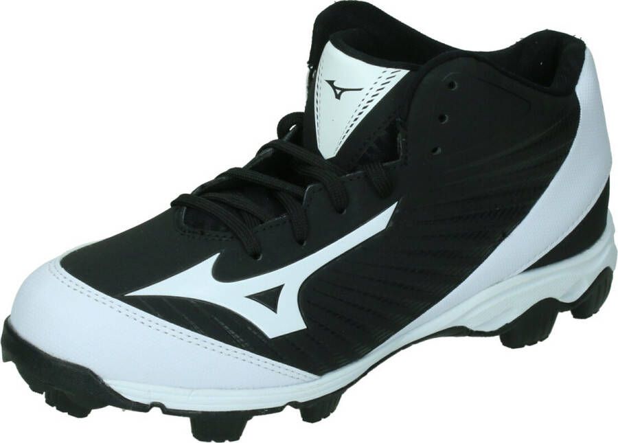 Mizuno Franchise 9 Mid Sportschoenen Korfbal Gras zwart wit