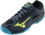 Mizuno Lightning Star Z4 Jr grijs blauw volleybalschoenen kids (V1GD180347) - Thumbnail 4