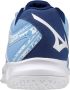 Mizuno Sportschoenen Vrouwen licht blauw wit donker blauw - Thumbnail 3