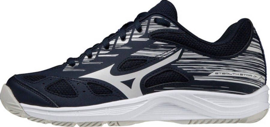 Mizuno Stealth Star kinderen Sportschoenen Volleybal Indoor wit blauw - Foto 3