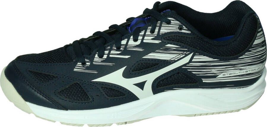 Mizuno Stealth Star kinderen Sportschoenen Volleybal Indoor wit blauw - Foto 4